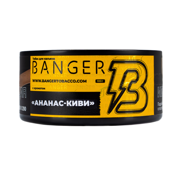 Табак Banger Pineapple Kiwi 100 грамм в Нарьян-Маре