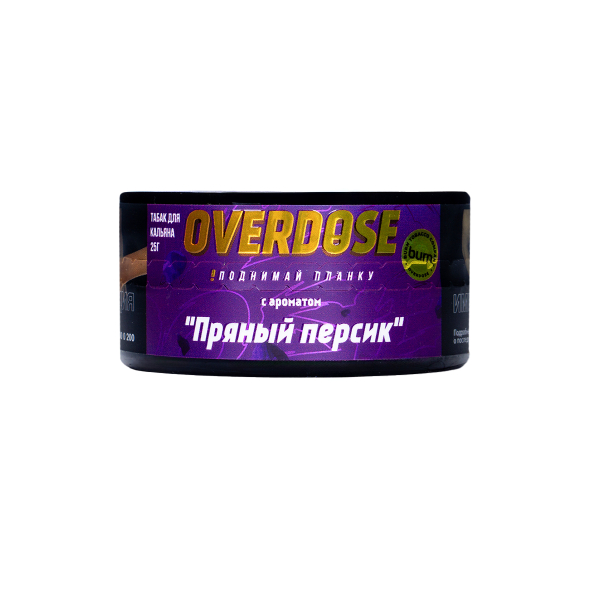 Табак Overdose Kashmir Peach 25 грамм в Нарьян-Маре