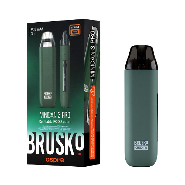 POD-система Brusko Minican 3 Pro зеленый в Нарьян-Маре