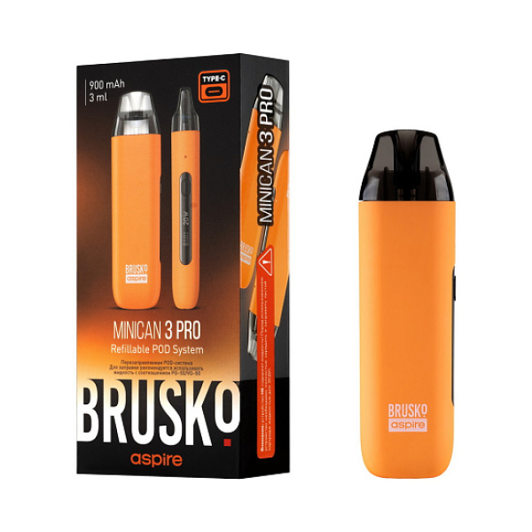POD-система Brusko Minican 3 Pro оранжевый в Нарьян-Маре