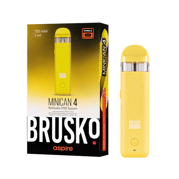 POD-система Brusko Minican 4 Желтый в Нарьян-Маре