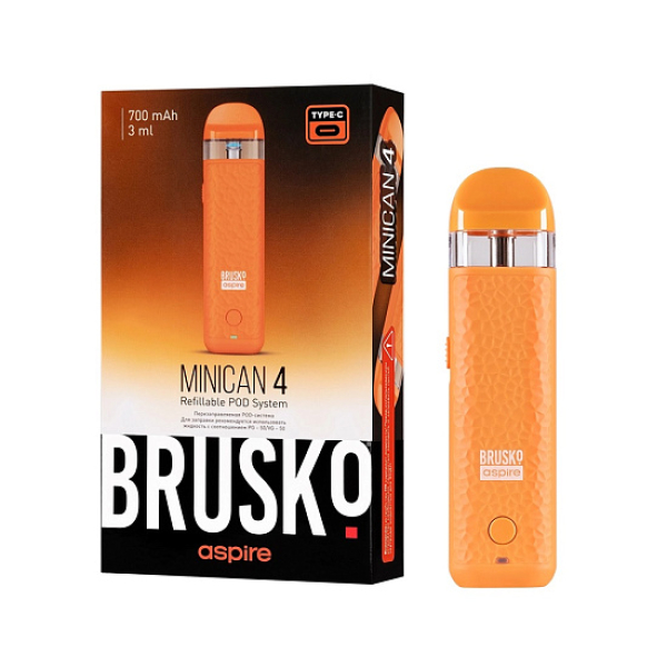 POD-система Brusko Minican 4 Оранжевый в Нарьян-Маре