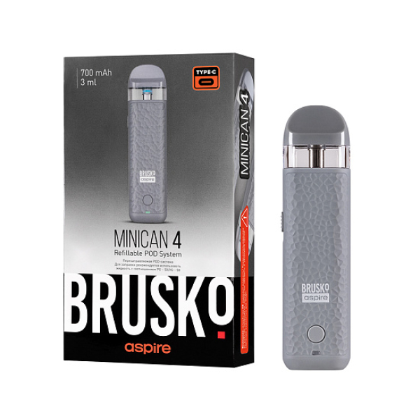 POD-система Brusko Minican 4 Серый в Нарьян-Маре