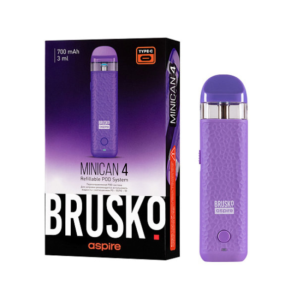 POD-система Brusko Minican 4 Фиолетовый в Нарьян-Маре