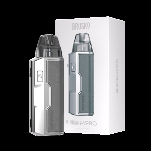 POD-система Brusko Minican 5 Pro Metallic Grey Красный,серый в Нарьян-Маре