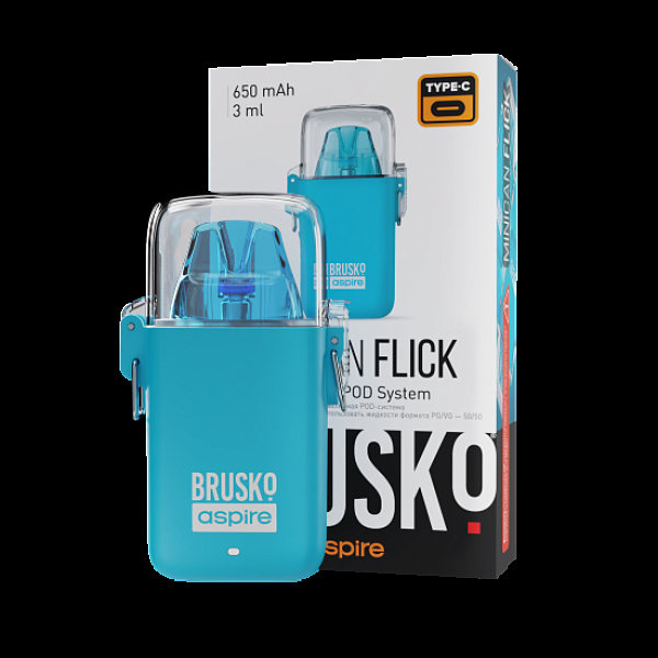 POD-система Brusko Minican Flick Голубой в Нарьян-Маре