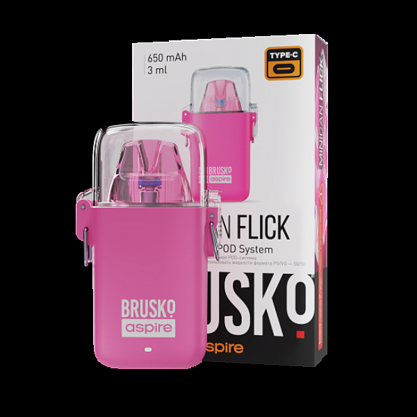 POD-система Brusko Minican Flick Розовый в Нарьян-Маре