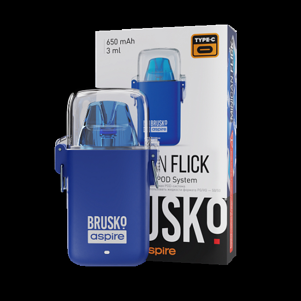 POD-система Brusko Minican Flick Синий в Нарьян-Маре