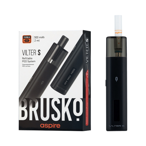 POD-система Brusko Vilter S Черный в Нарьян-Маре
