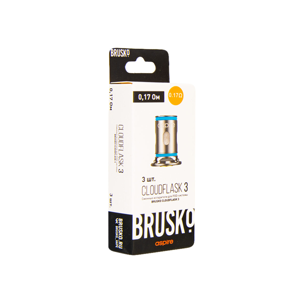 Испаритель Brusko Cloudflask 3 0.17 Ом 3 шт в Нарьян-Маре