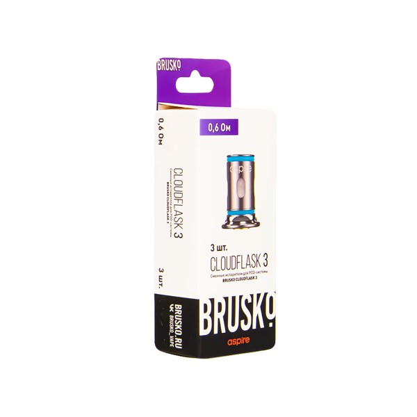 Испаритель Brusko Cloudflask 3 0.6 Ом 3 шт в Нарьян-Маре