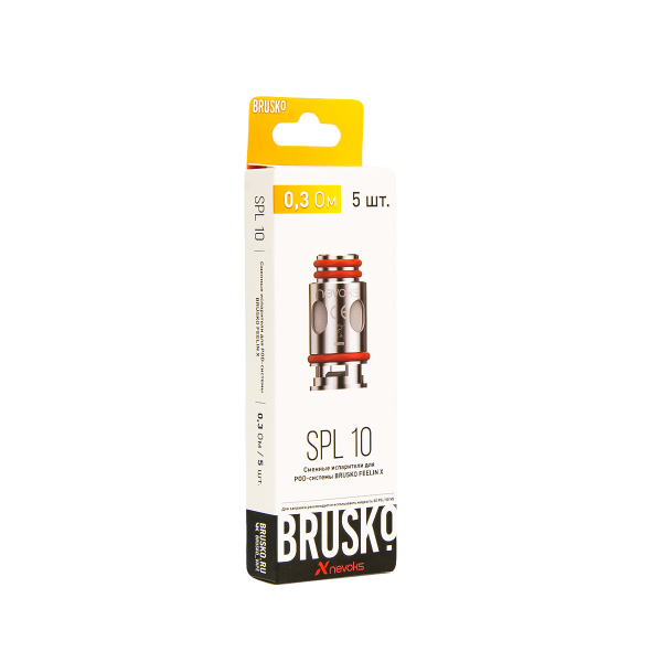 Испаритель Brusko Feelin Spl10 0.3 Ом 5 шт в Нарьян-Маре