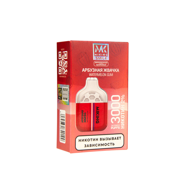 Электронка Miking Watermelon Gum 3000 Затяжек в Нарьян-Маре