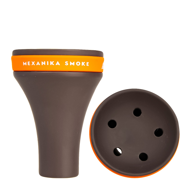 Чаша Mexanika Smoke Fancy Чёрная   С Оранжевым в Нарьян-Маре