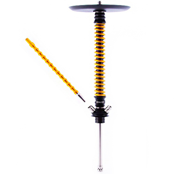 Кальян Mamay Customs V3  Coilovers Черный Gold Anod в Нарьян-Маре