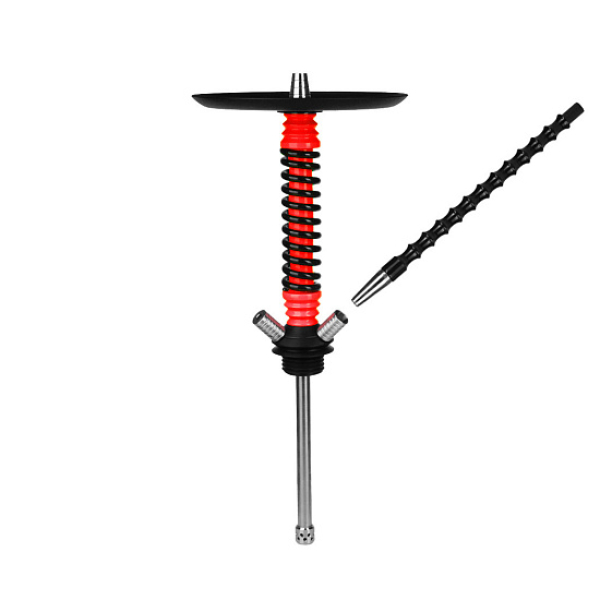 Кальян Mamay Customs V3  Coilovers Mini Красно Черный в Нарьян-Маре