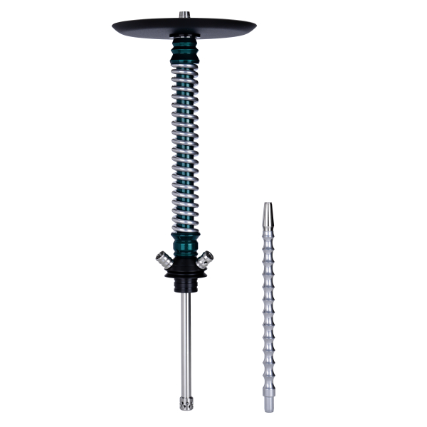 Кальян Mamay Customs Coilovers Зелёный Лак Хром в Нарьян-Маре