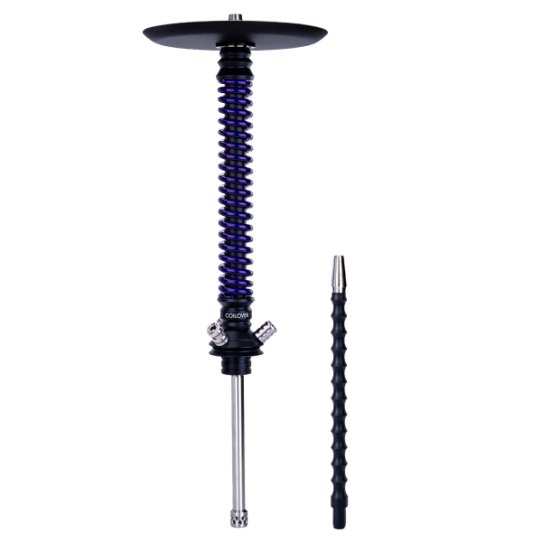 Кальян Mamay Customs Coilovers Чёрно Фиолетовый Лак в Нарьян-Маре