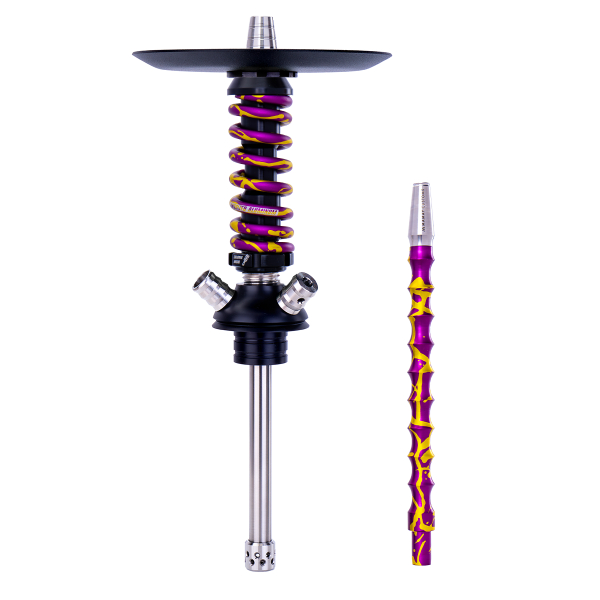 Кальян Mamay Customs Coilover Micro Пурпурно Золотой Сплеш в Нарьян-Маре