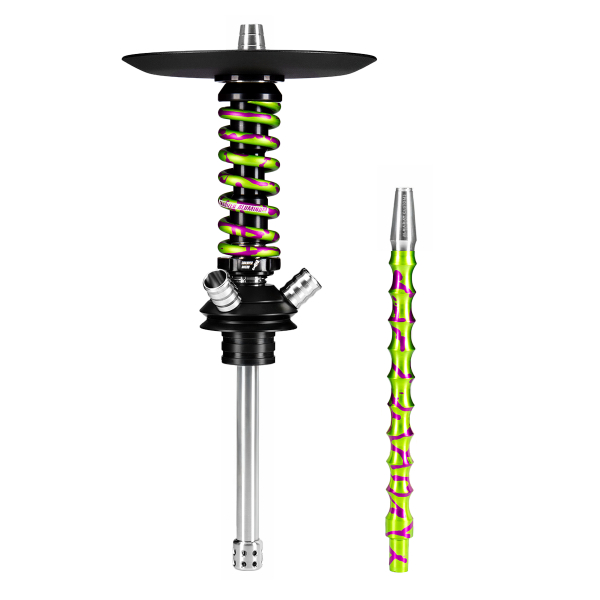 Кальян Mamay Customs Coilover Micro Салатово Пурпурный Сплеш в Нарьян-Маре