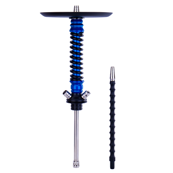 Кальян Mamay Customs Coilovers Mini Голубой Лак Черный в Нарьян-Маре