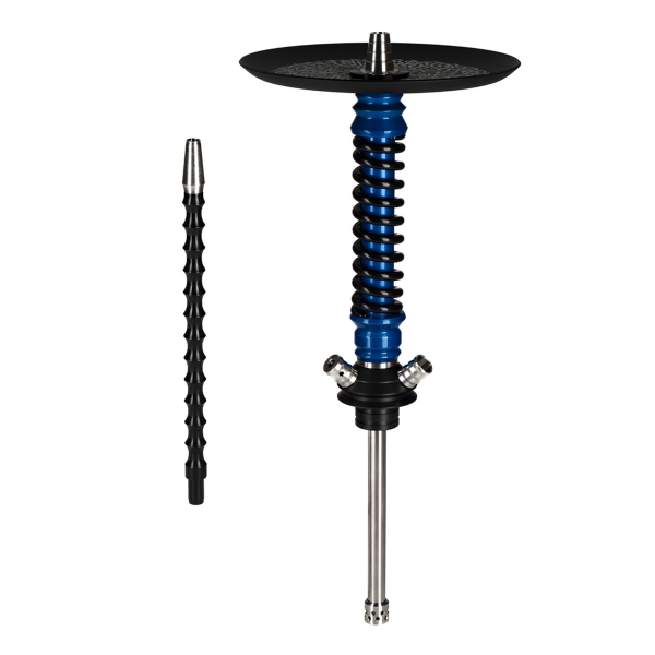 Кальян Mamay Customs Coilovers Mini Голубой Лак Черный Грав. Калиграфия в Нарьян-Маре