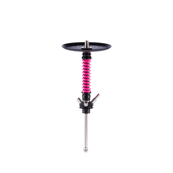 Кальян Mamay Customs Coilovers Mini Чёрно Розовый в Нарьян-Маре