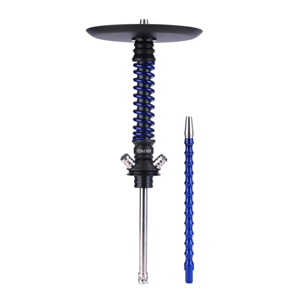 Кальян Mamay Customs Coilovers Mini Чёрно Синий Лак в Нарьян-Маре