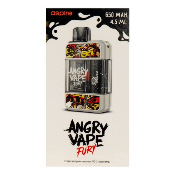 POD-система Brusko Angry Vape Fury 650 Mah Белый в Нарьян-Маре
