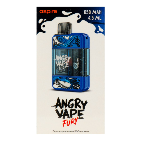 POD-система Brusko Angry Vape Fury 650 Mah Синий в Нарьян-Маре