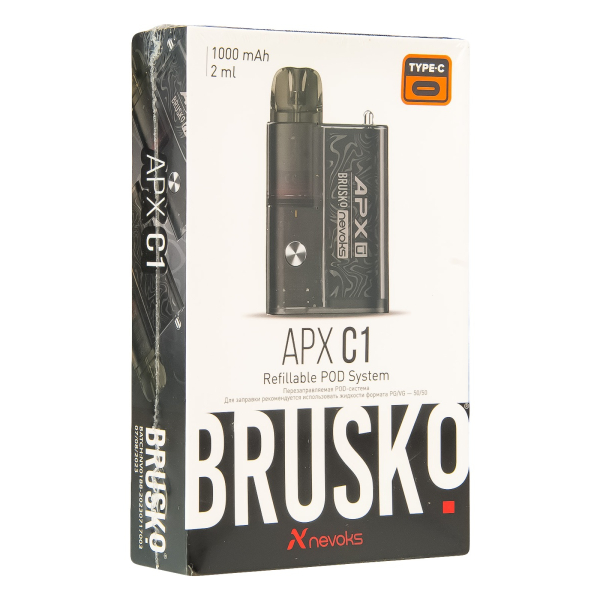 POD-система Brusko Apx C1 Чёрный Шёлк в Нарьян-Маре