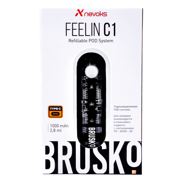 POD-система Brusko Feelin C1 Белый в Нарьян-Маре