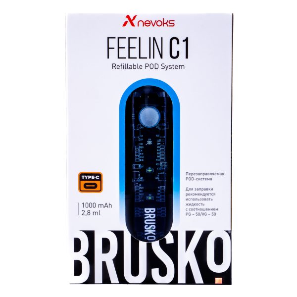 POD-система Brusko Feelin C1 Голубой в Нарьян-Маре