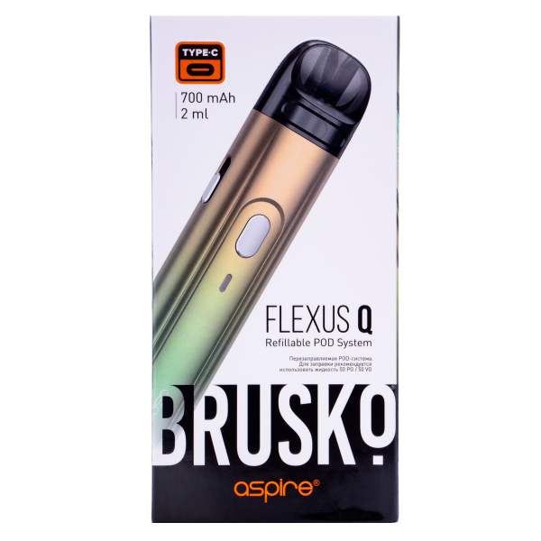 POD-система Brusko Flexus Q Аквамариновый Градиент в Нарьян-Маре