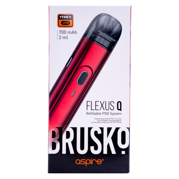 POD-система Brusko Flexus Q Красный в Нарьян-Маре