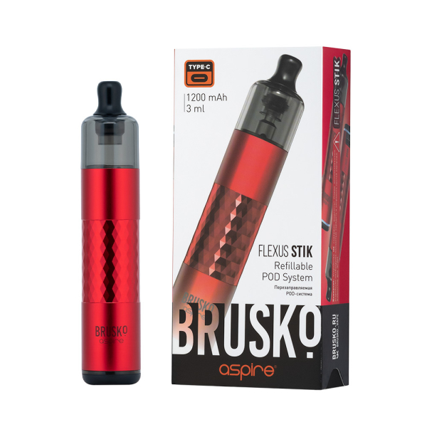 POD-система Brusko Flexus Stik Красный в Нарьян-Маре