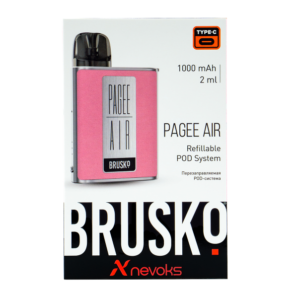 POD-система Brusko Pagee Air Rose Pink Розовывй в Нарьян-Маре