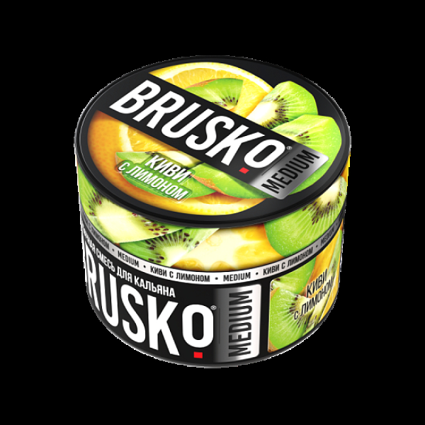 Бестабачная смесь Brusko Киви С Лимоном Medium 50 грамм в Нарьян-Маре