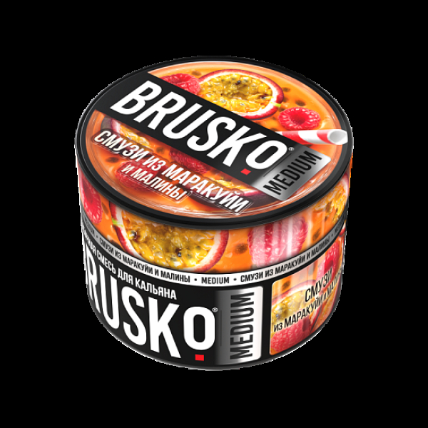 Бестабачная смесь Brusko Смузи Из Маракуйи И Малины Medium 50 грамм в Нарьян-Маре