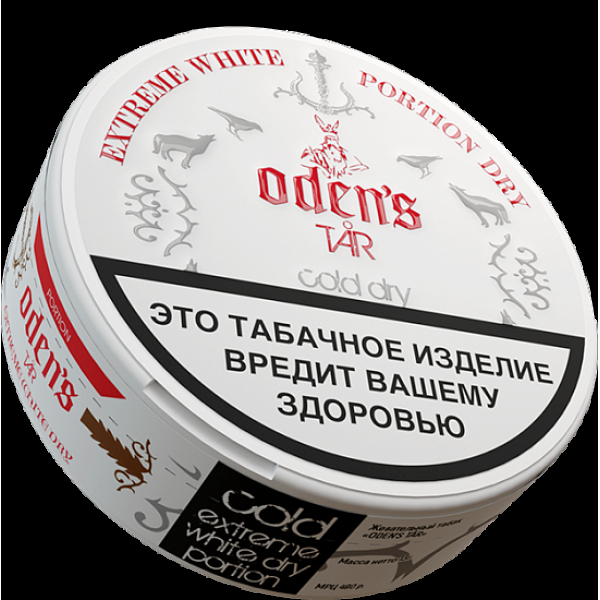 Жевательный табак Odens Tar  Cold Dry 16 грамм в Нарьян-Маре