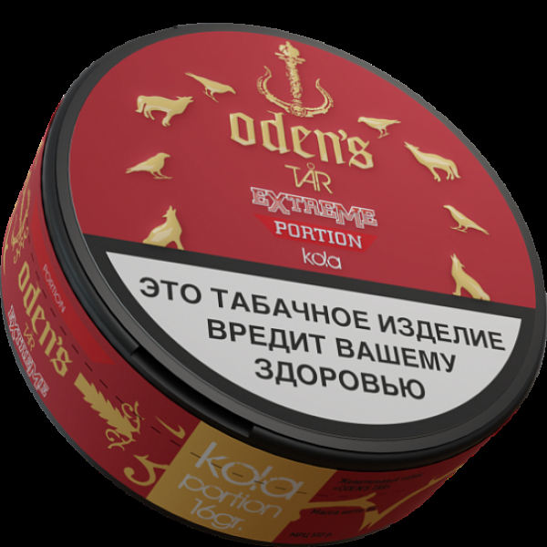 Жевательный табак Odens Tar  Portion  Kola 16 грамм в Нарьян-Маре