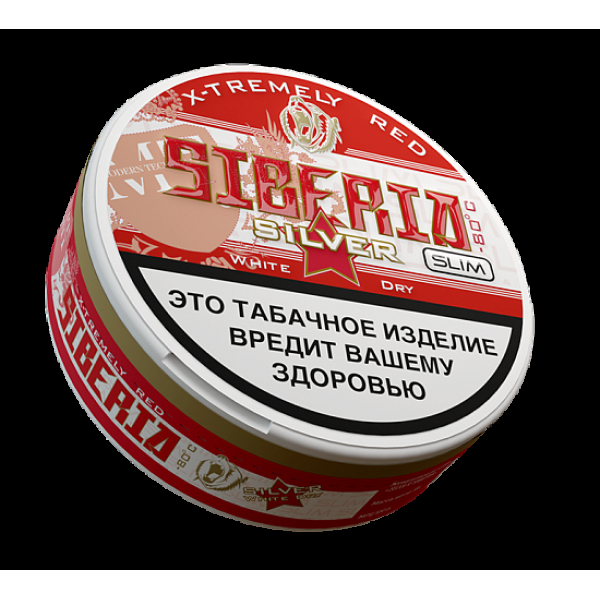 Жевательный табак Siberia Silver  Slim White Dry 13 грамм в Нарьян-Маре