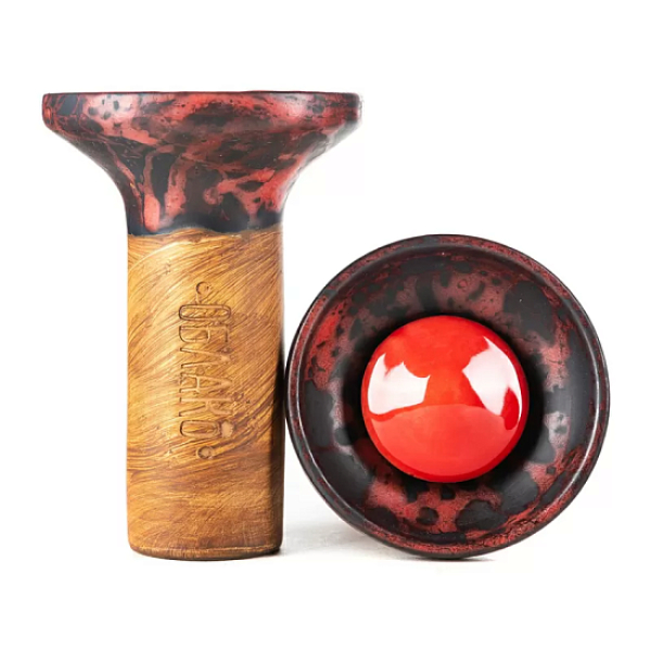 Чаша Облако Flow Red On Black Red Marble в Нарьян-Маре