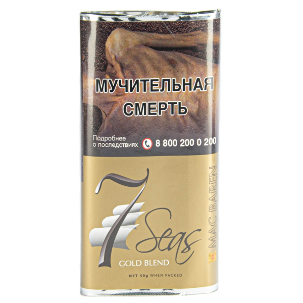 Трубочный табак Mac Baren 7 Seas Gold Blend 40 грамм в Нарьян-Маре