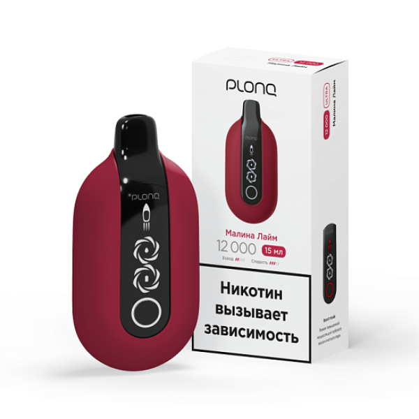 Электронка Plonq Ultra Малина Лайм 12000 затяжек в Нарьян-Маре