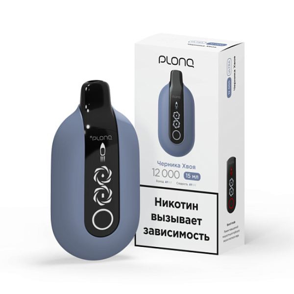 Электронка Plonq Ultra Черника Хвоя 12000 затяжек в Нарьян-Маре