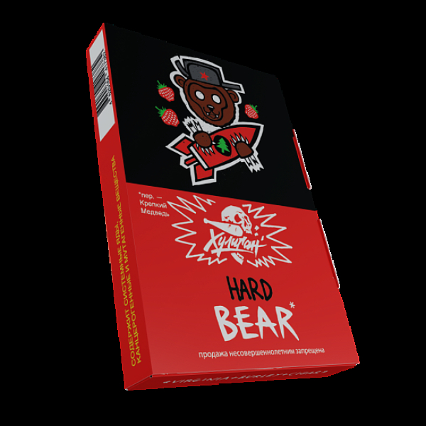 Табак Хулиган Hard Bear Клубника С Елкой 25 грамм в Нарьян-Маре