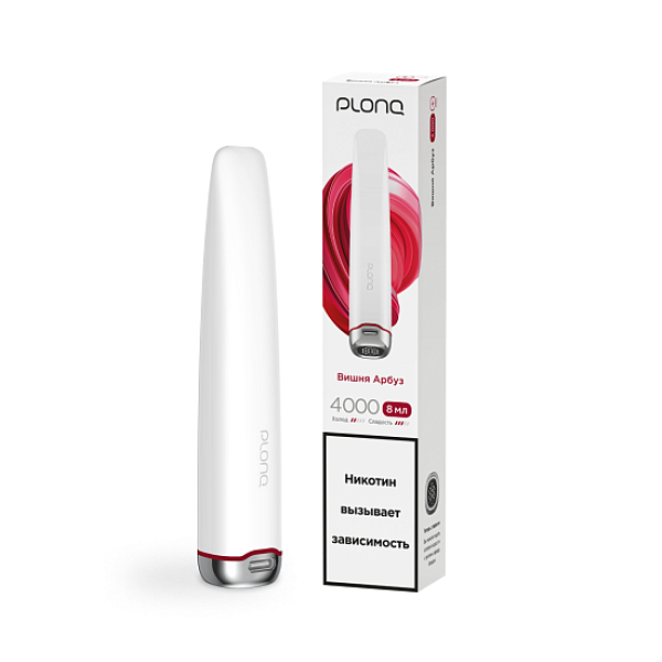 Электронка Plonq Plus Pro Вишня Арбуз 4000 затяжек в Нарьян-Маре