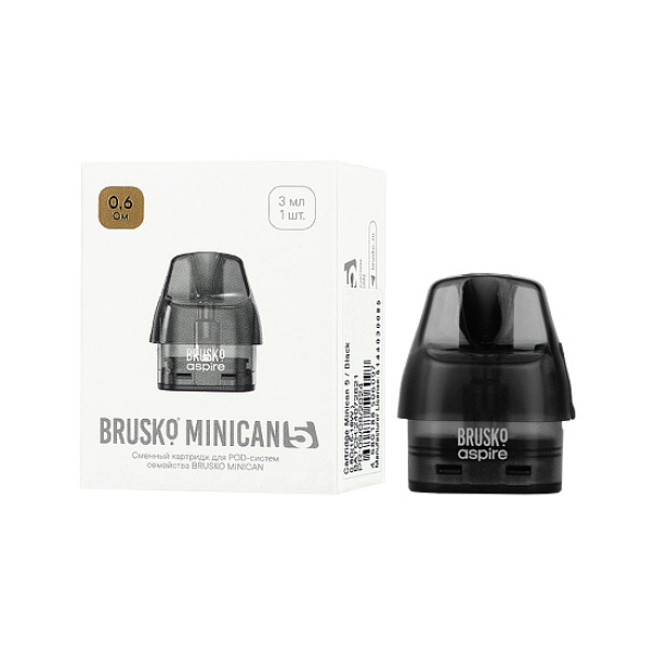 Сменный картридж Brusko Minican 5 0.6 Ом (3 мл, 1 шт.) в Нарьян-Маре