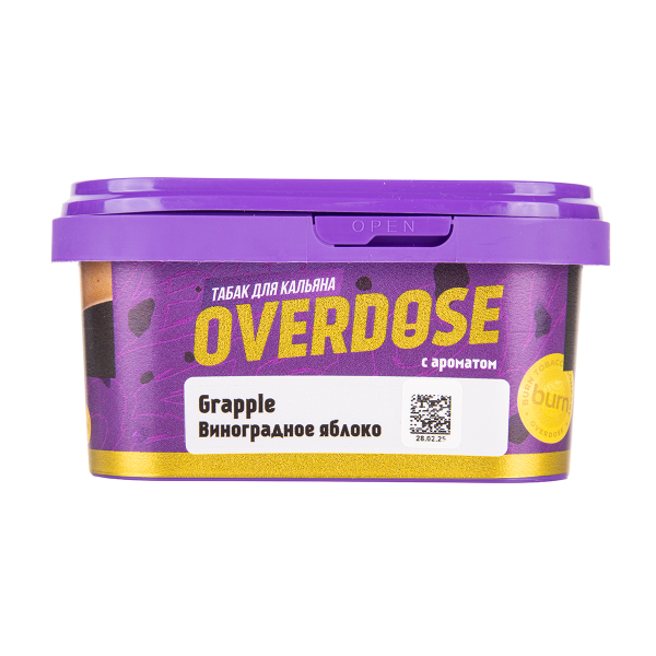 Табак Overdose Grapple 200 грамм в Нарьян-Маре
